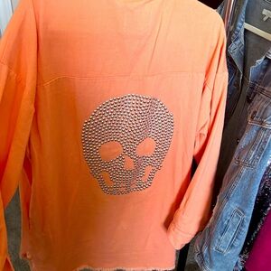 Fantastic Fawn size L shacket with studs on the back